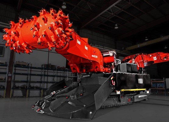 Sandvik MR520 roadheader for mining